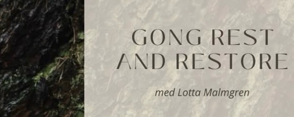 Gong rest and restore 13 mars