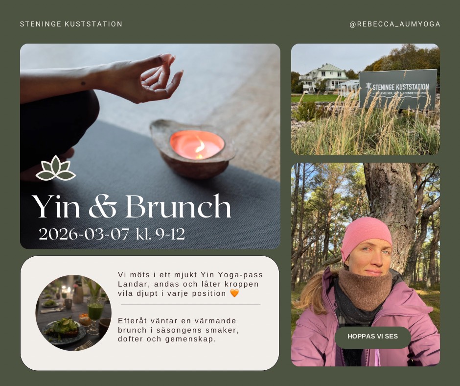 Yin & Brunch på Steninge Kuststation