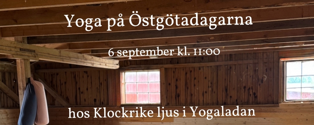 Yoga på Östgötadagarna