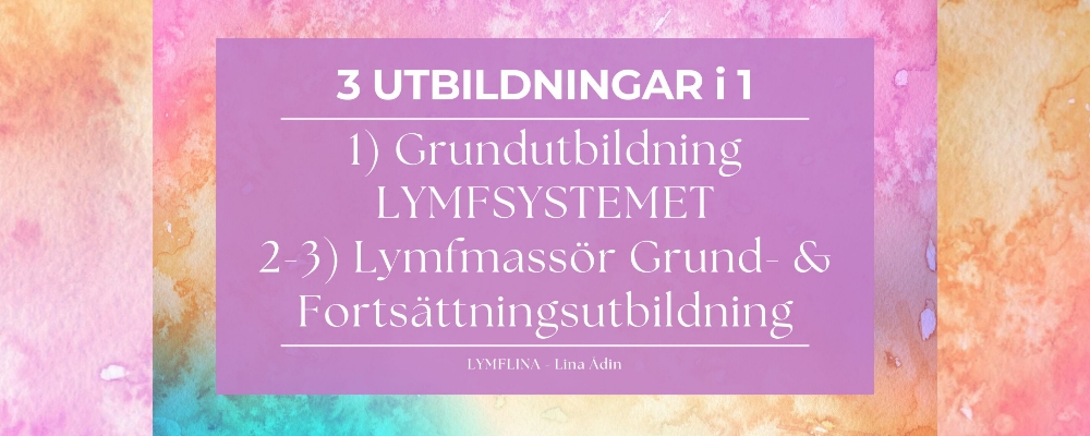 Lymfmassör + Grundutbildning Lymfsystemet