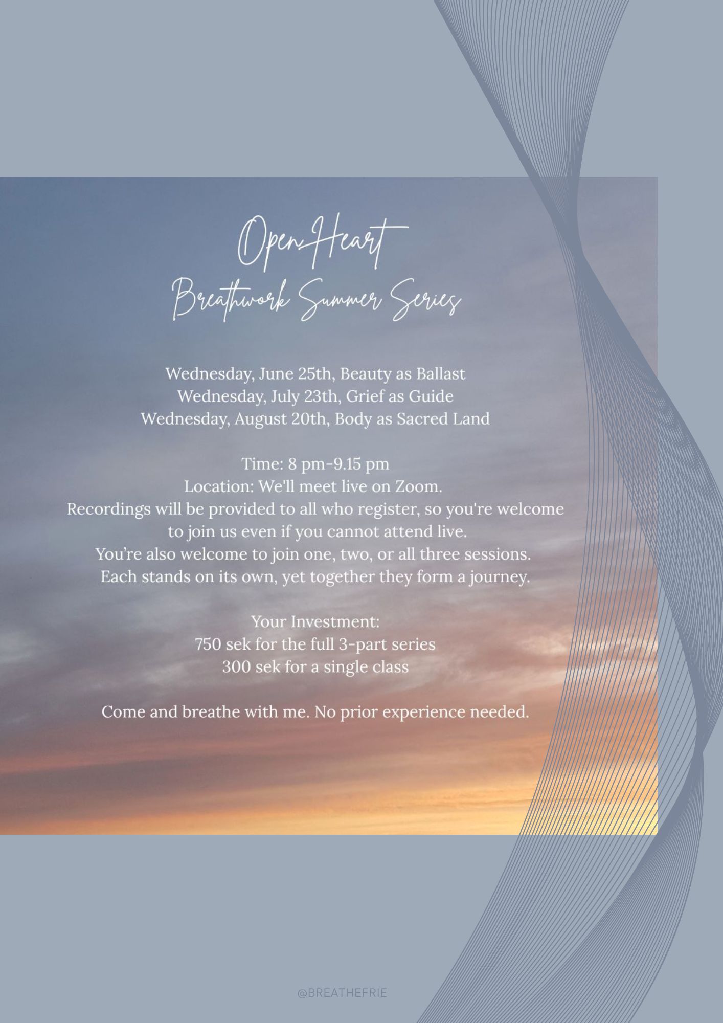 Breathwork Summer Series