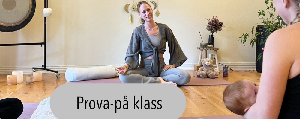 Prova-på -YOGAlates för nyblivna mammor