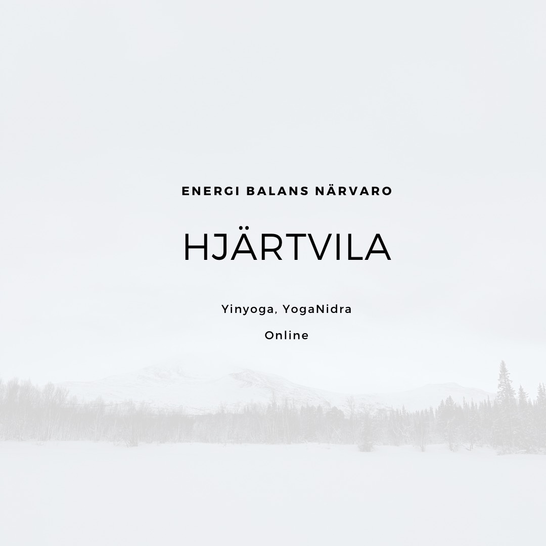 HjärtVila - YinYoga online