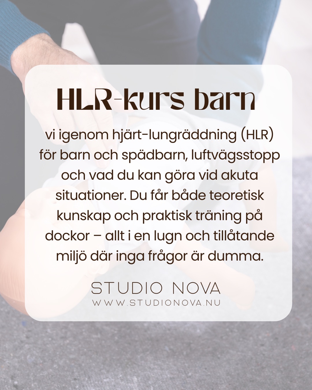 HLR för barn – lär dig rädda liv