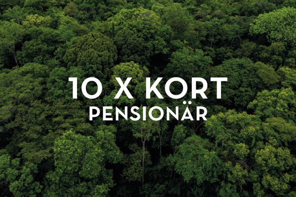 10 x kort pensionär