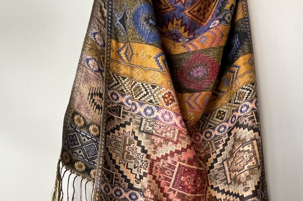 Ceremonial Hand-Woven Scarf