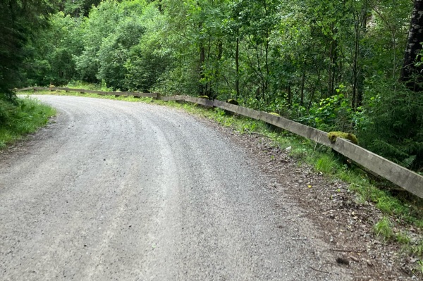 Cykla gravel vid S Bullarsjön/Kynnefjäll