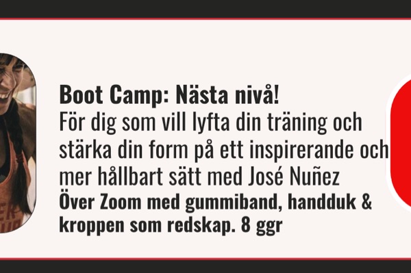 Boot Camp- Nästa nivå! Start v 34