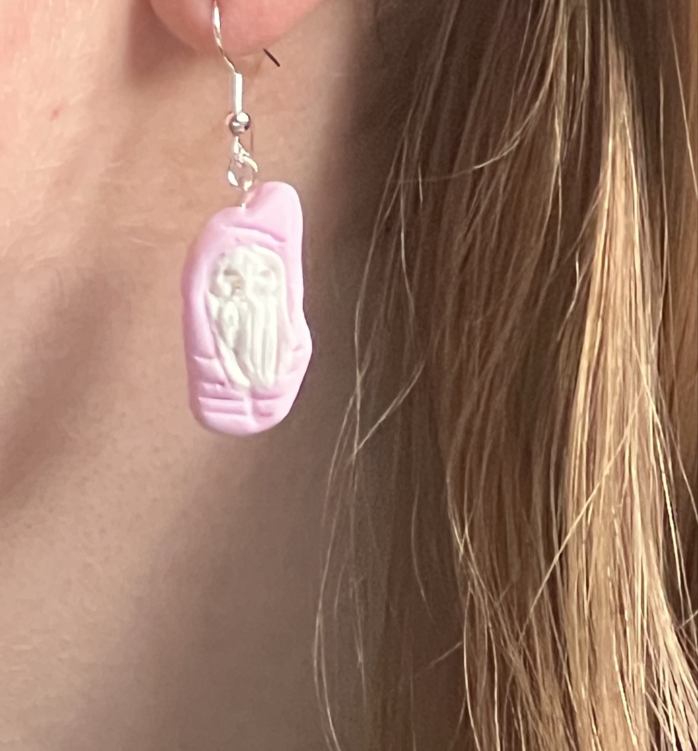 Skumtomtar (örhängen silver) inkl spårbar frakt