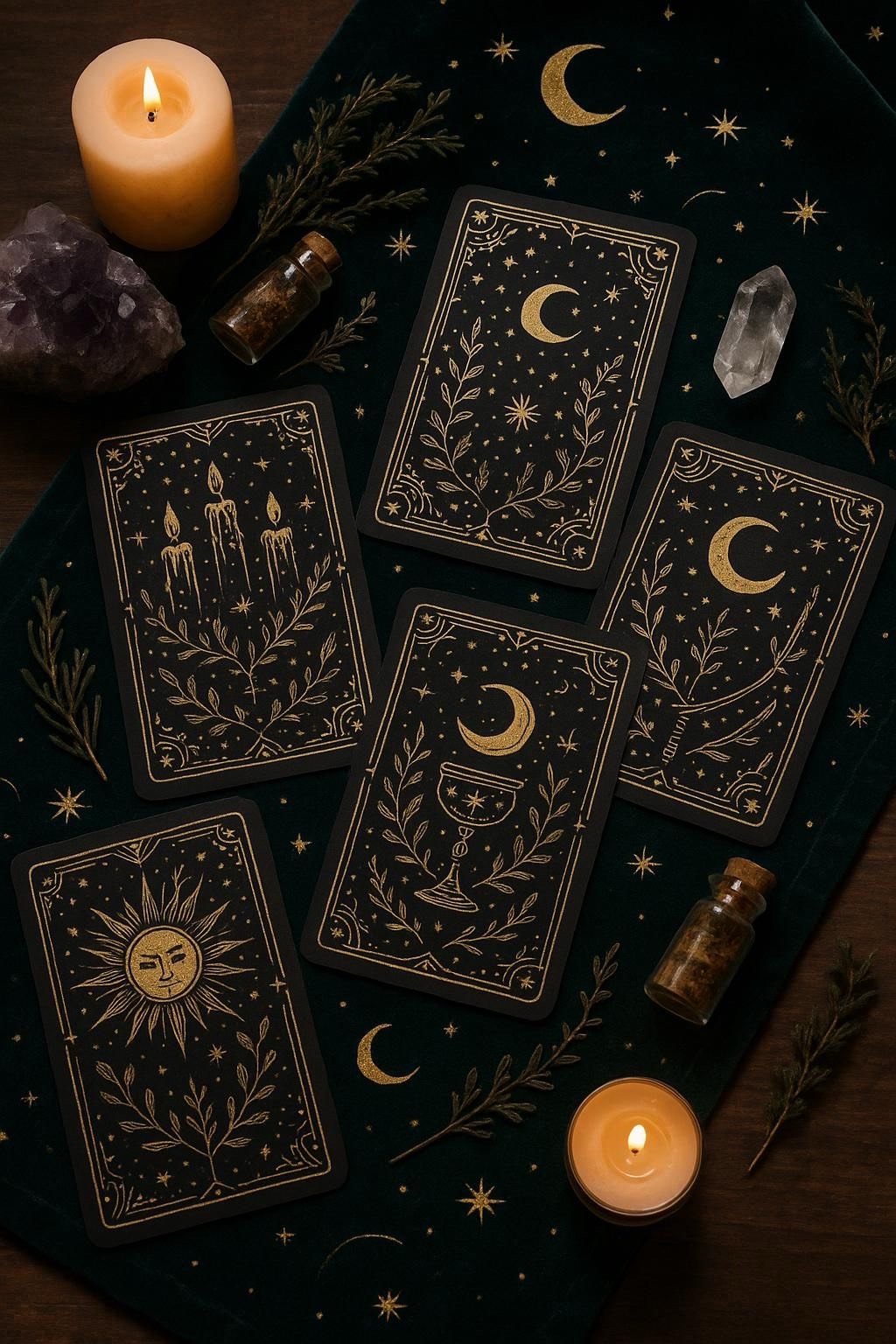 Tarot en enklare fråga - 5 kort