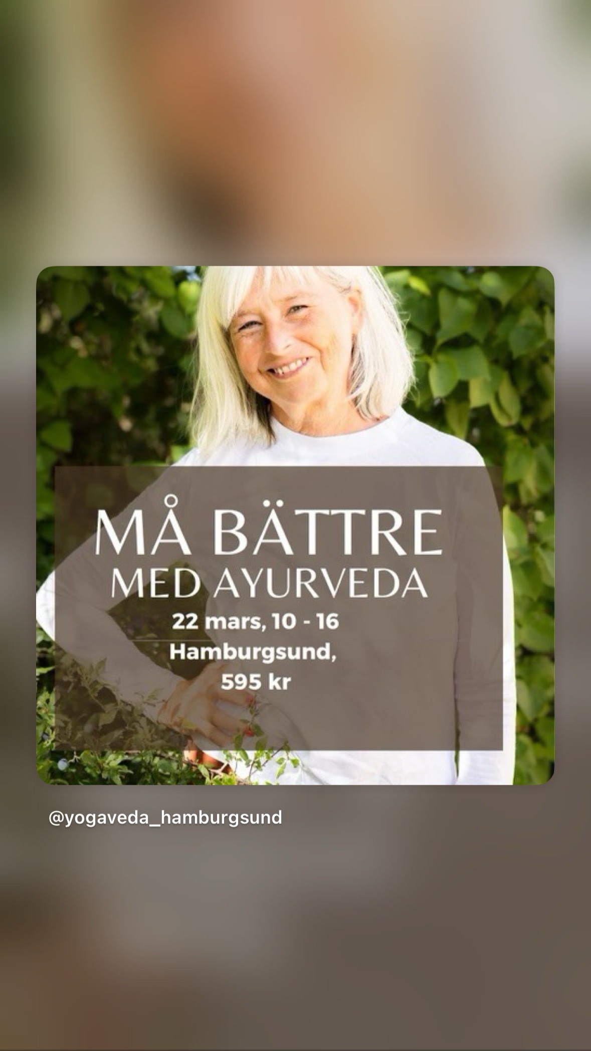 Må bättre med Auyrveda, 22 mars, 9-16,