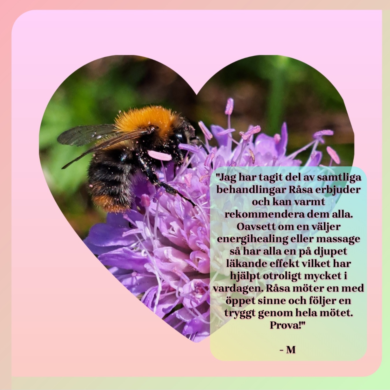 Presentkort Aromamassage