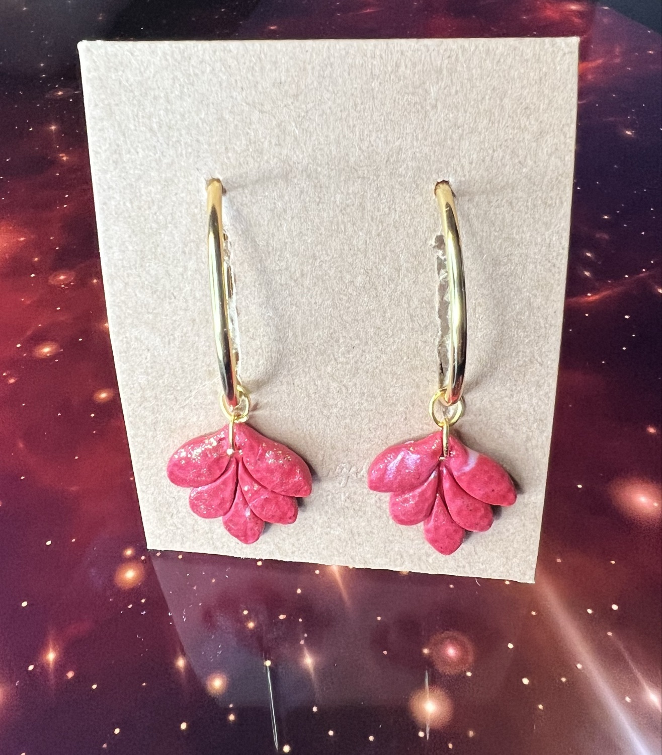 Blad (örhängen guld) inkl spårbar frakt