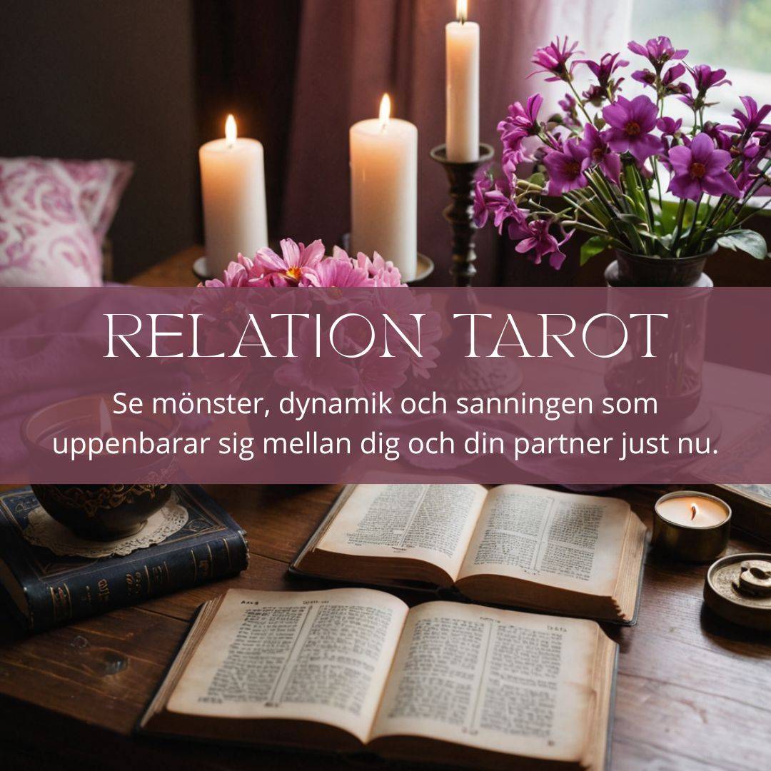 Tarot Meddelande – Klarsyn & insikt i din relation