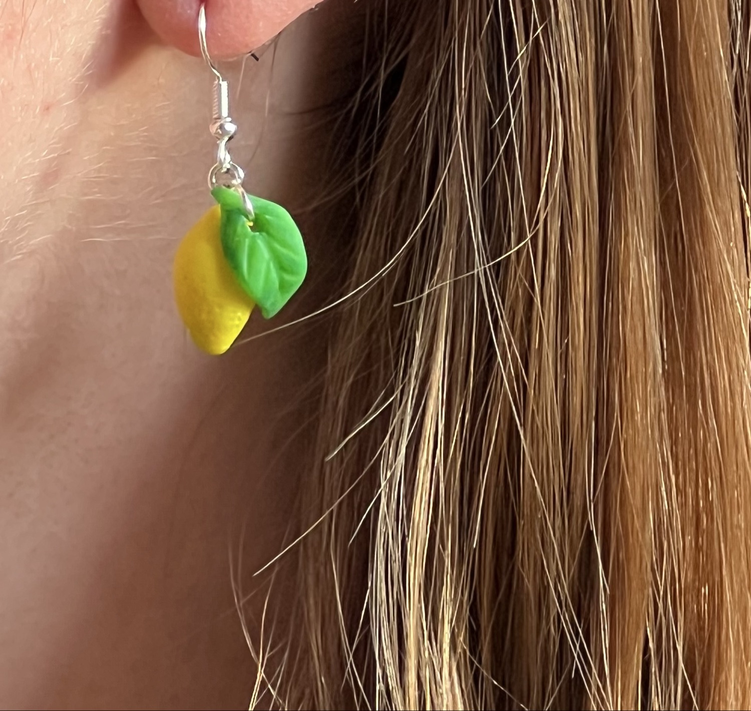 Citroner (örhängen silver) inkl spårbar frakt