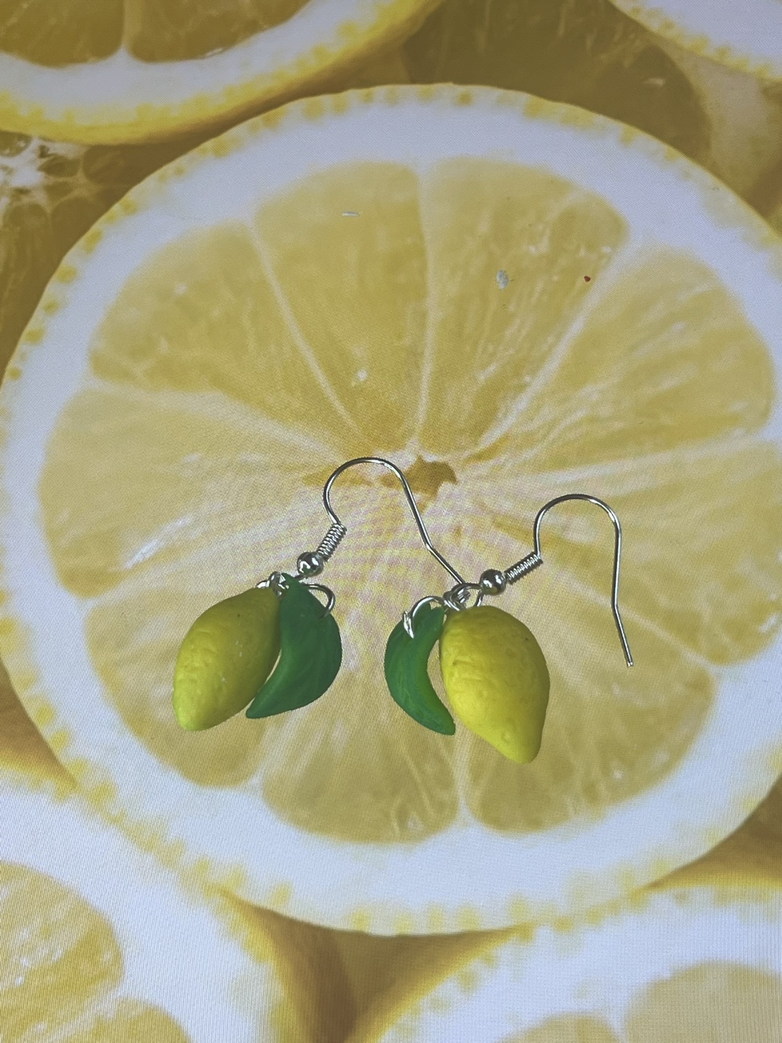 Citroner (örhängen silver) inkl spårbar frakt