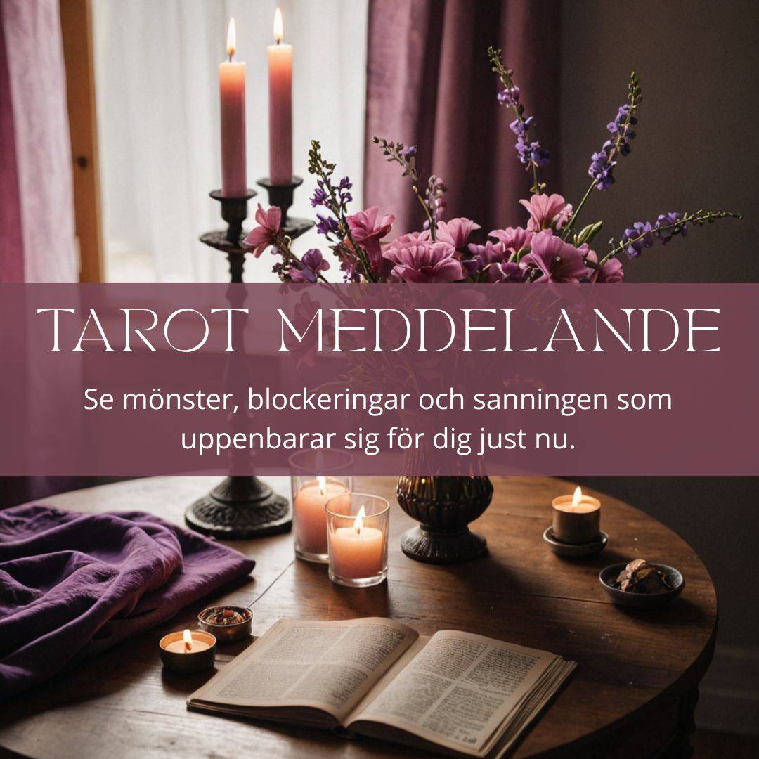Tarot Meddelande – Klarsyn & insikt i din situation