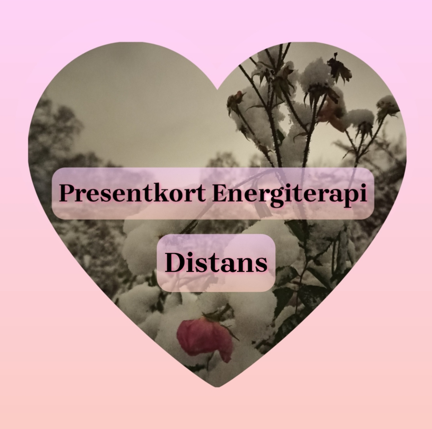 Presentkort Energiterapi Distans