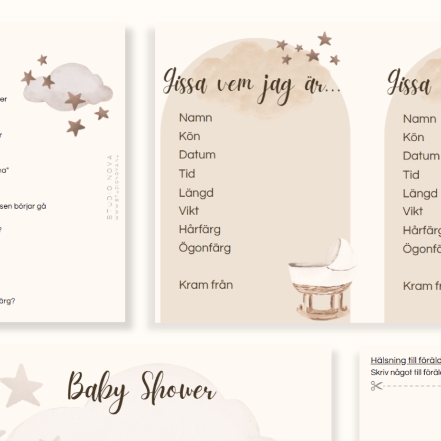 Babyshower-kit – allt du behöver för en magisk babyshower