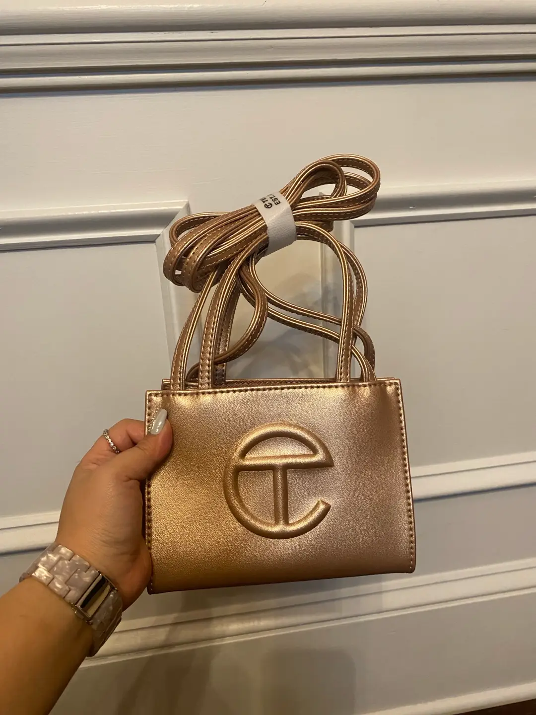 Telfar Copper Mini Tote Bag