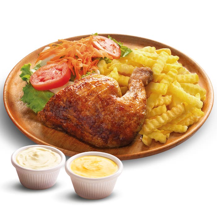 1/4 de Pollo a la brasa
