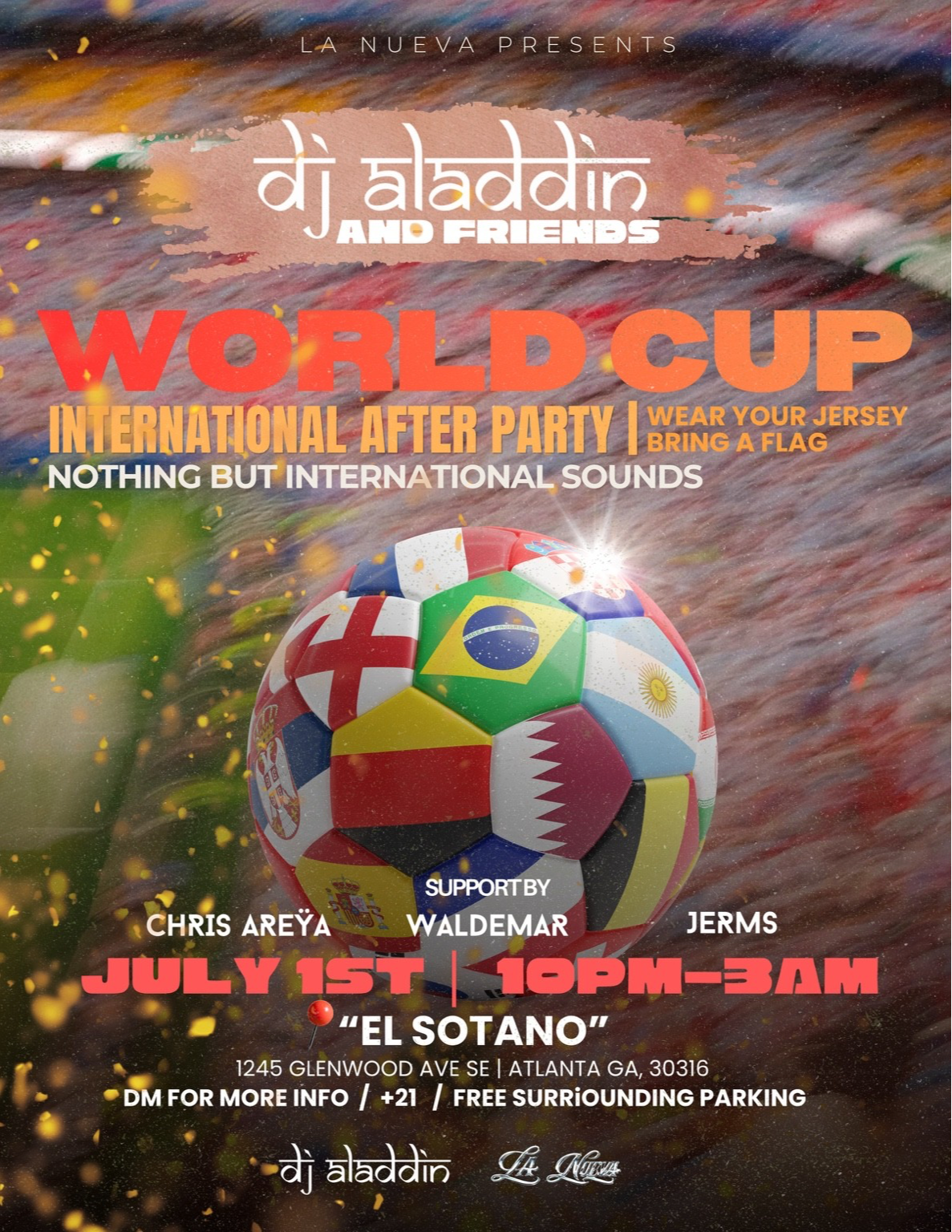 World Cup After Party at El Sotano ⚽️ flyer
