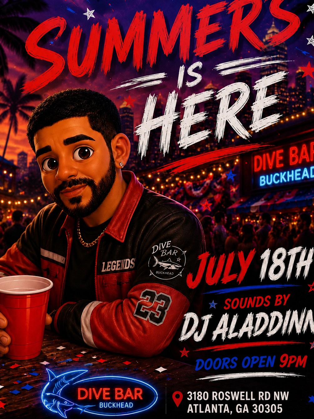 DIVE BAR BUCKHEAD SUMMER PARTY ⭐️