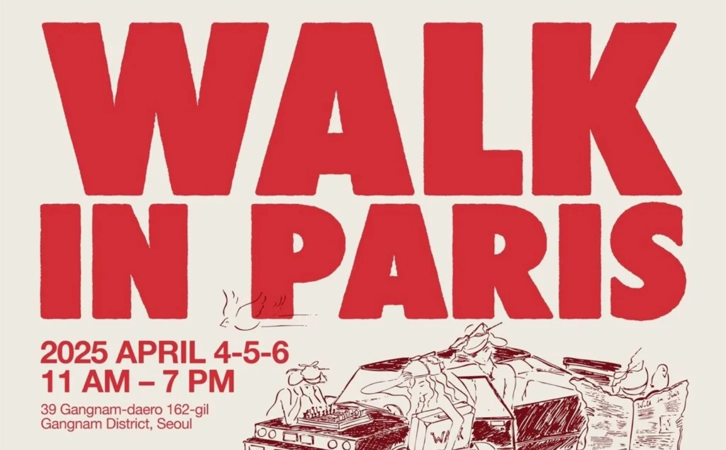 Walk in Paris en Seúl: la tienda pop-up que exporta la elegancia urbana francesa