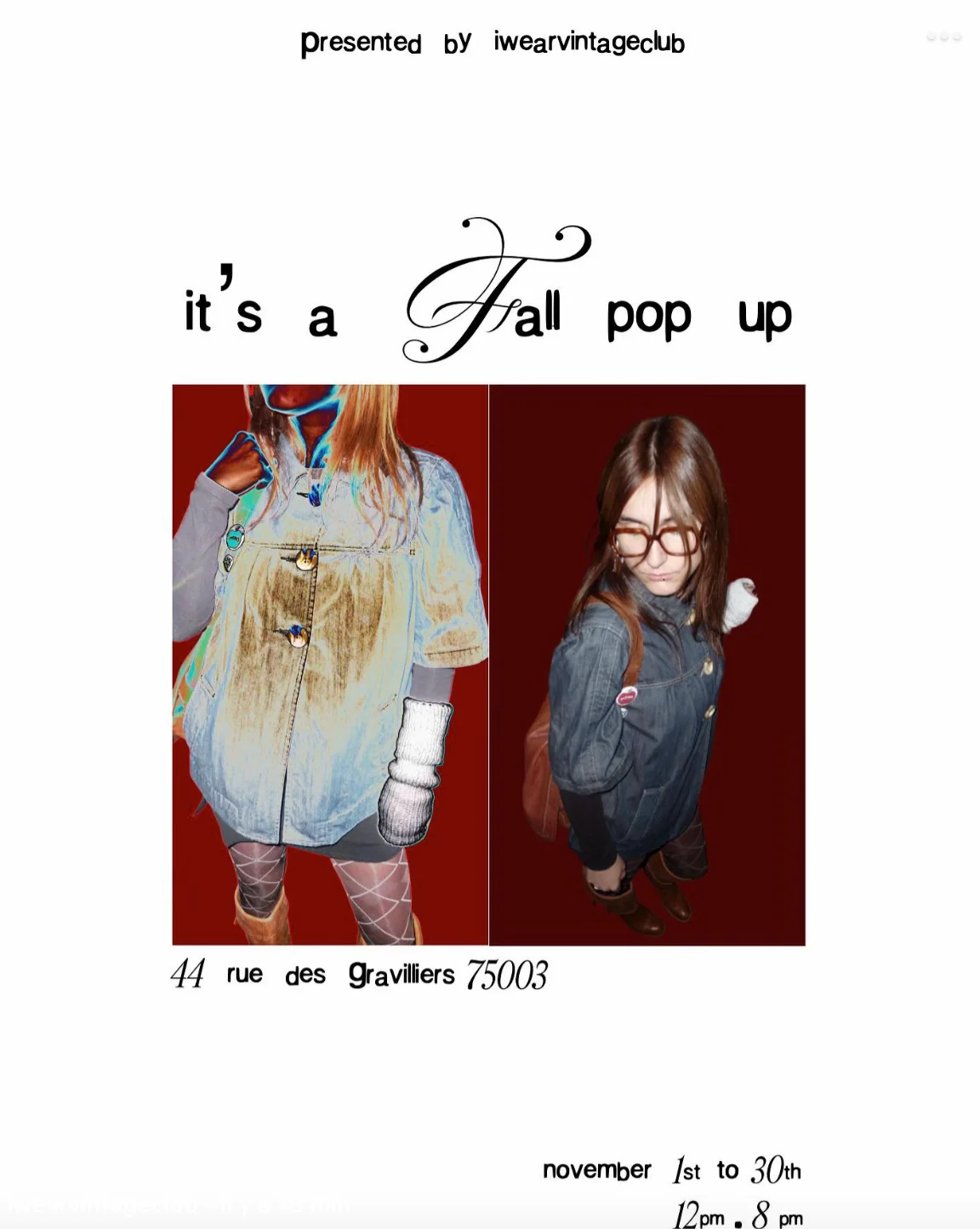 Pop Up Store IWearvintageclub