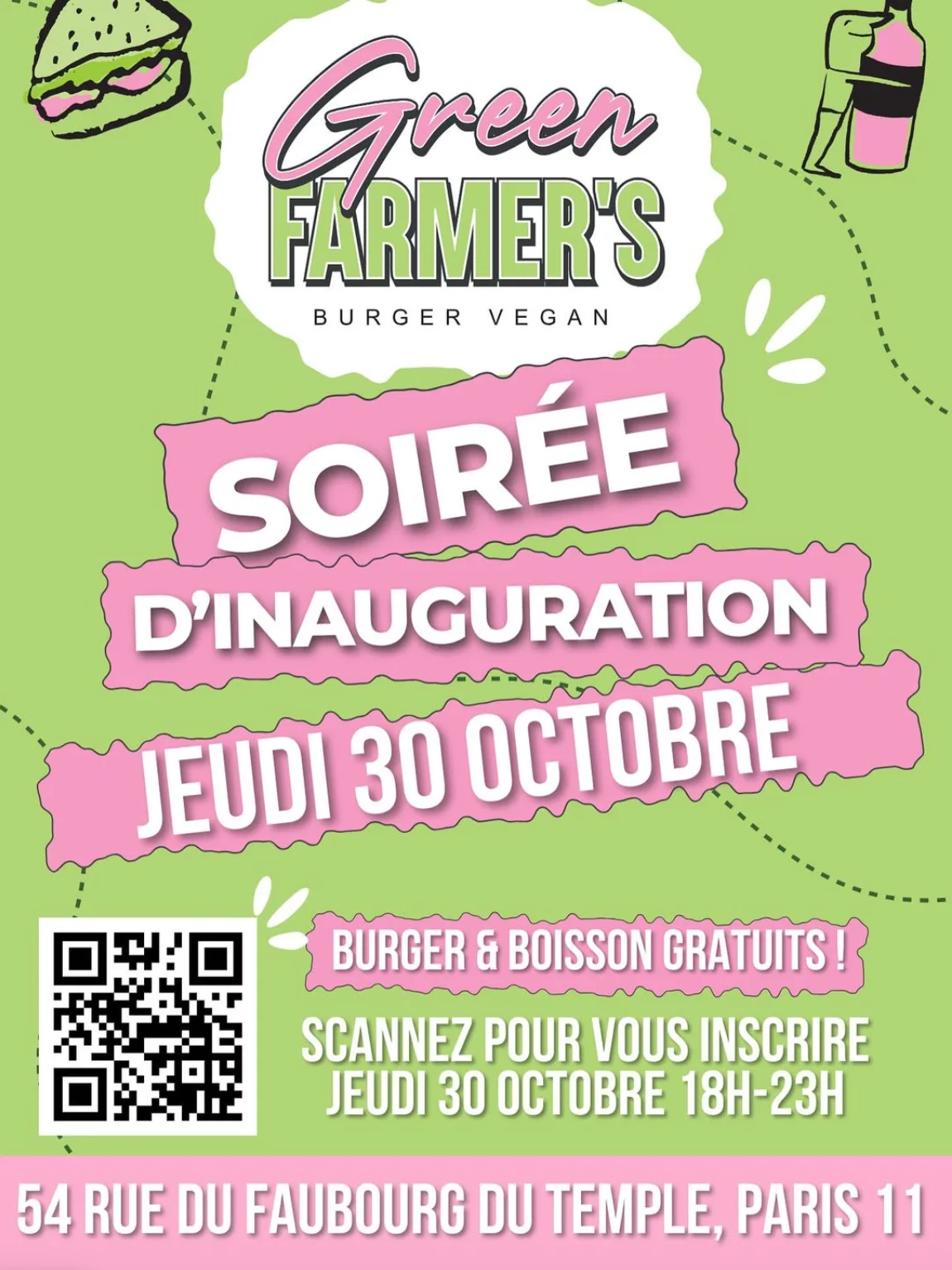 Soirée d’inauguration Halloween – Green Farmer’s