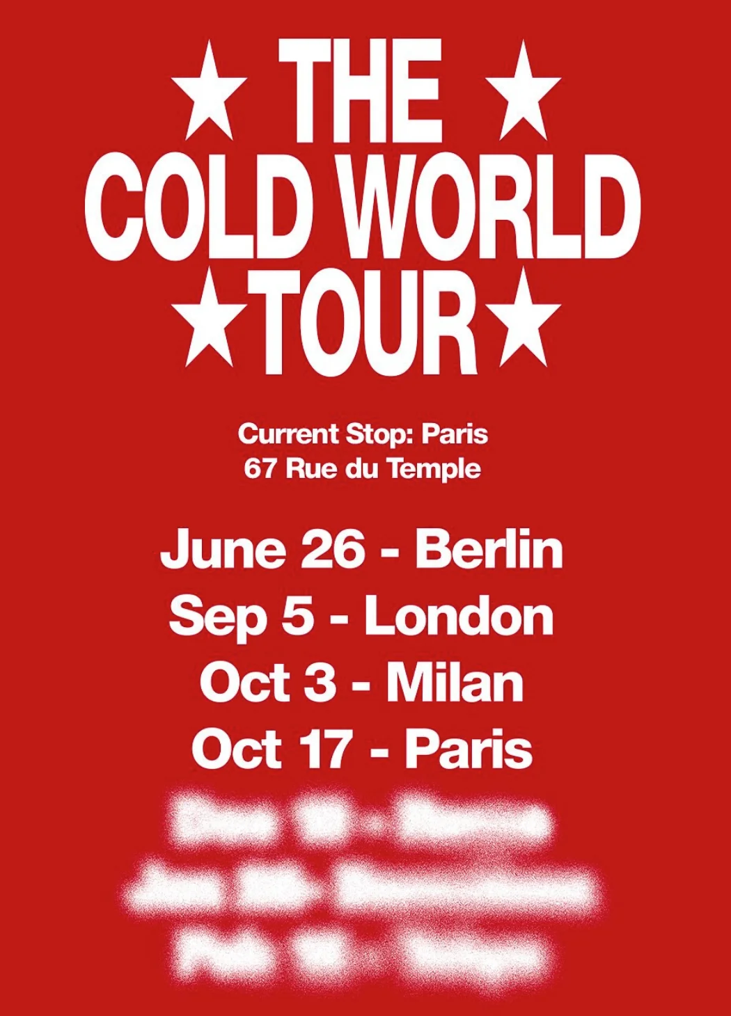 COLD CULTURE Pop-Up: The Cold Tour in Paris - Image 2