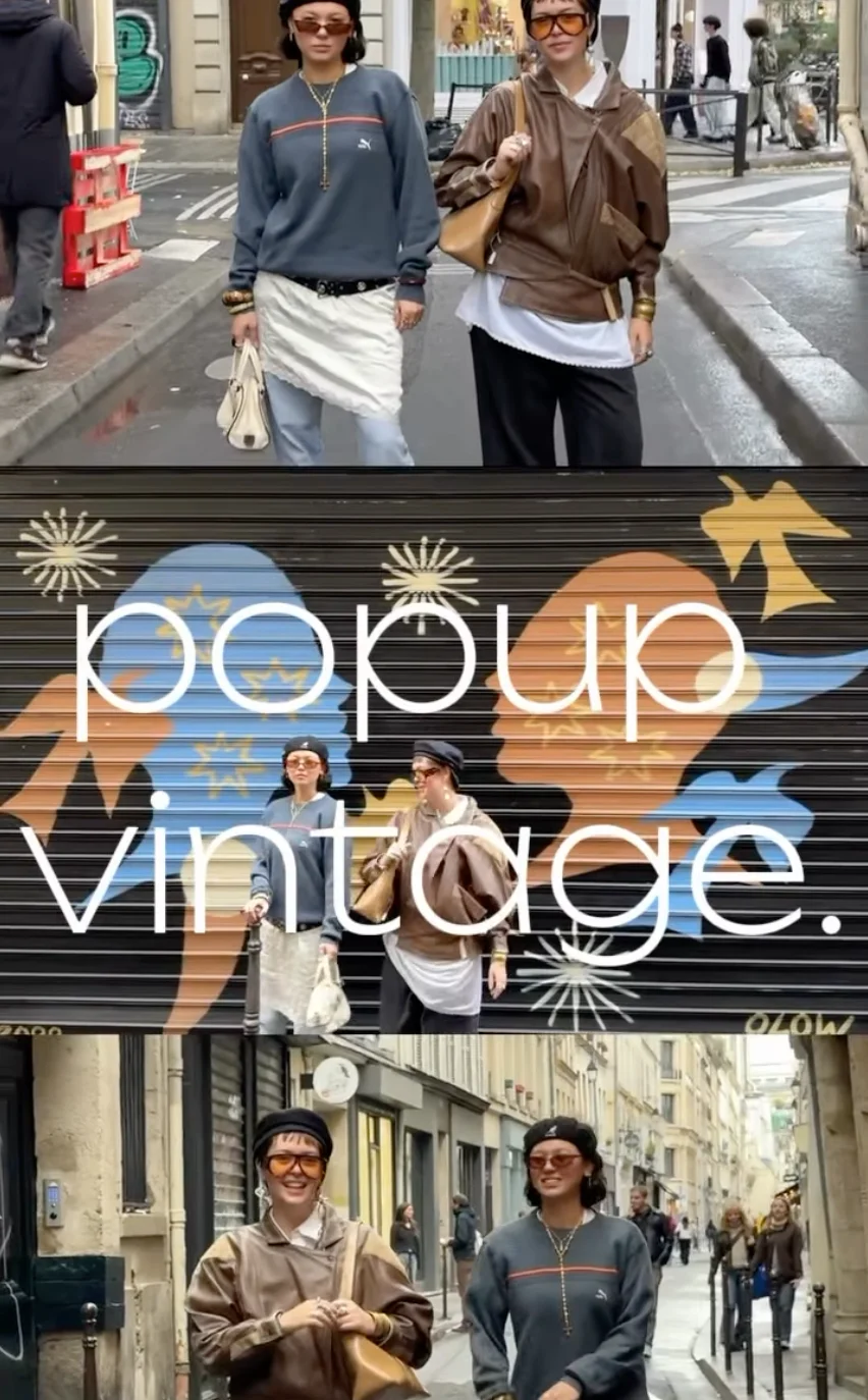 Popup vintage Chezfrederique x Sans neuf with Hajar