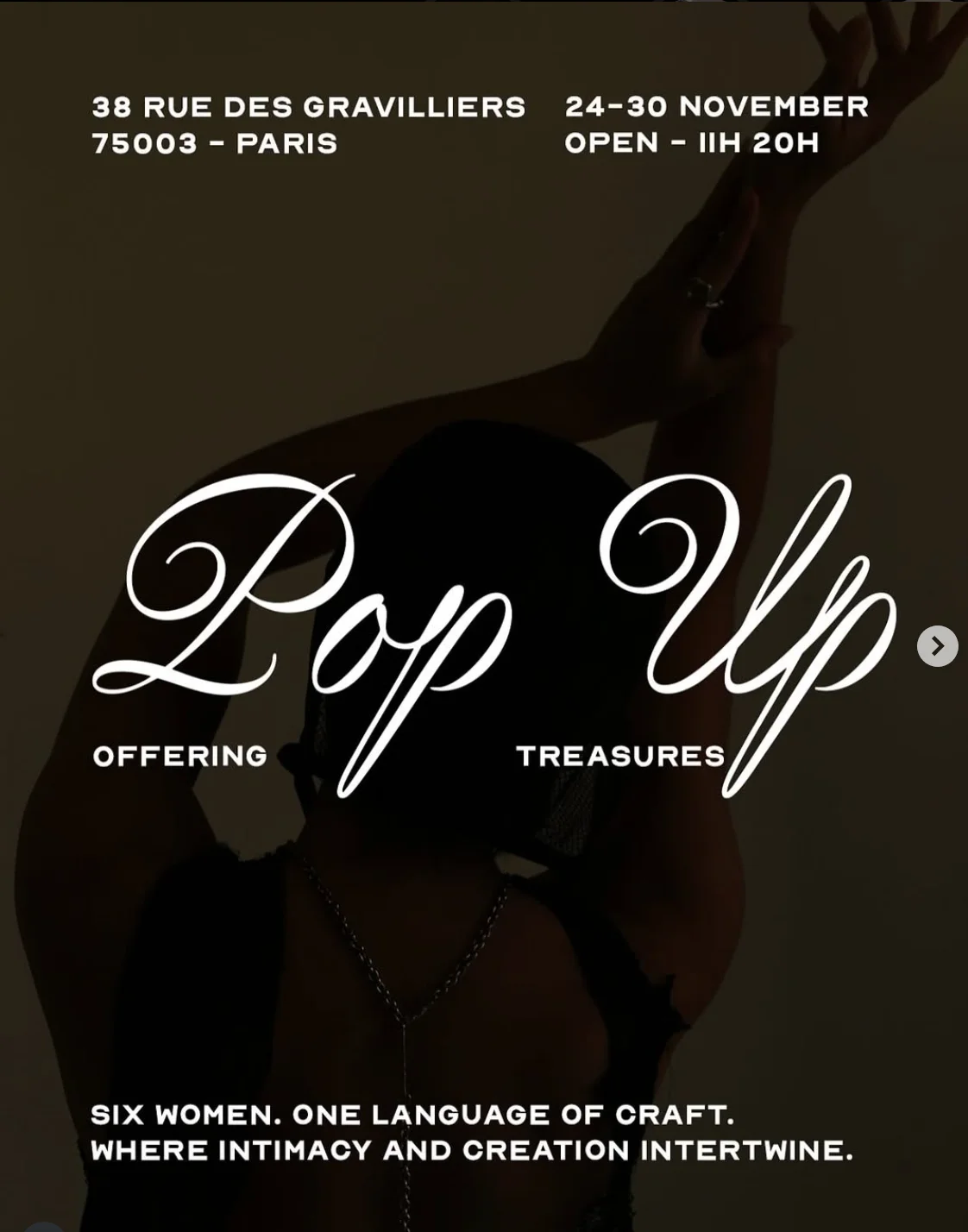 Offering Treasures — Pop-up artisanal au Marais
