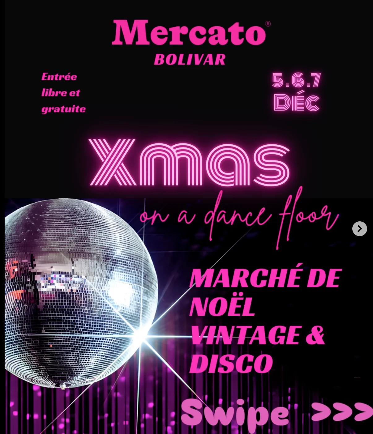 Xmas On A Dance Floor — Marché de Noël Disco