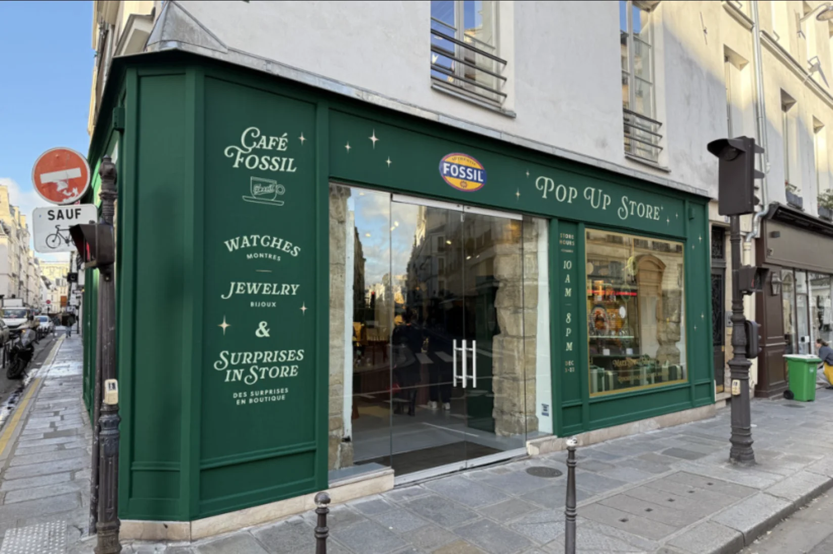 Fossil — Pop-Up Store festif