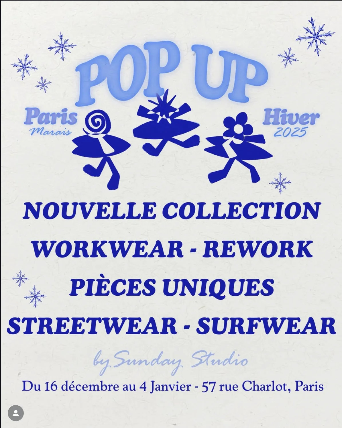 The Sunday Work Studio — pop-up store