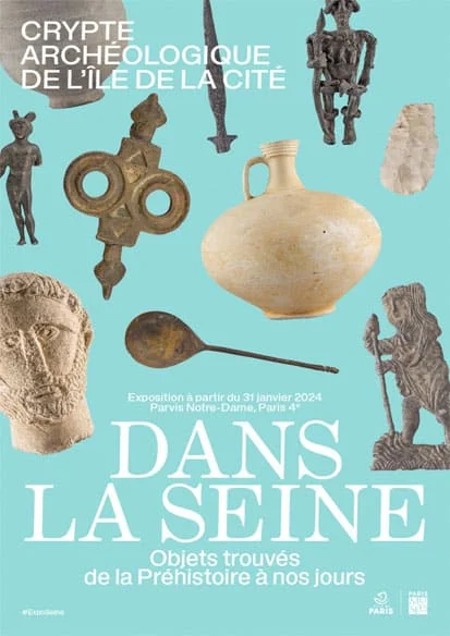 Dans la Seine Objets trouvés de la Préhistoire à nos jours