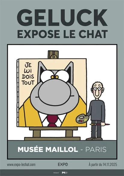 Geluck expose Le Chat (Musée Maillol)