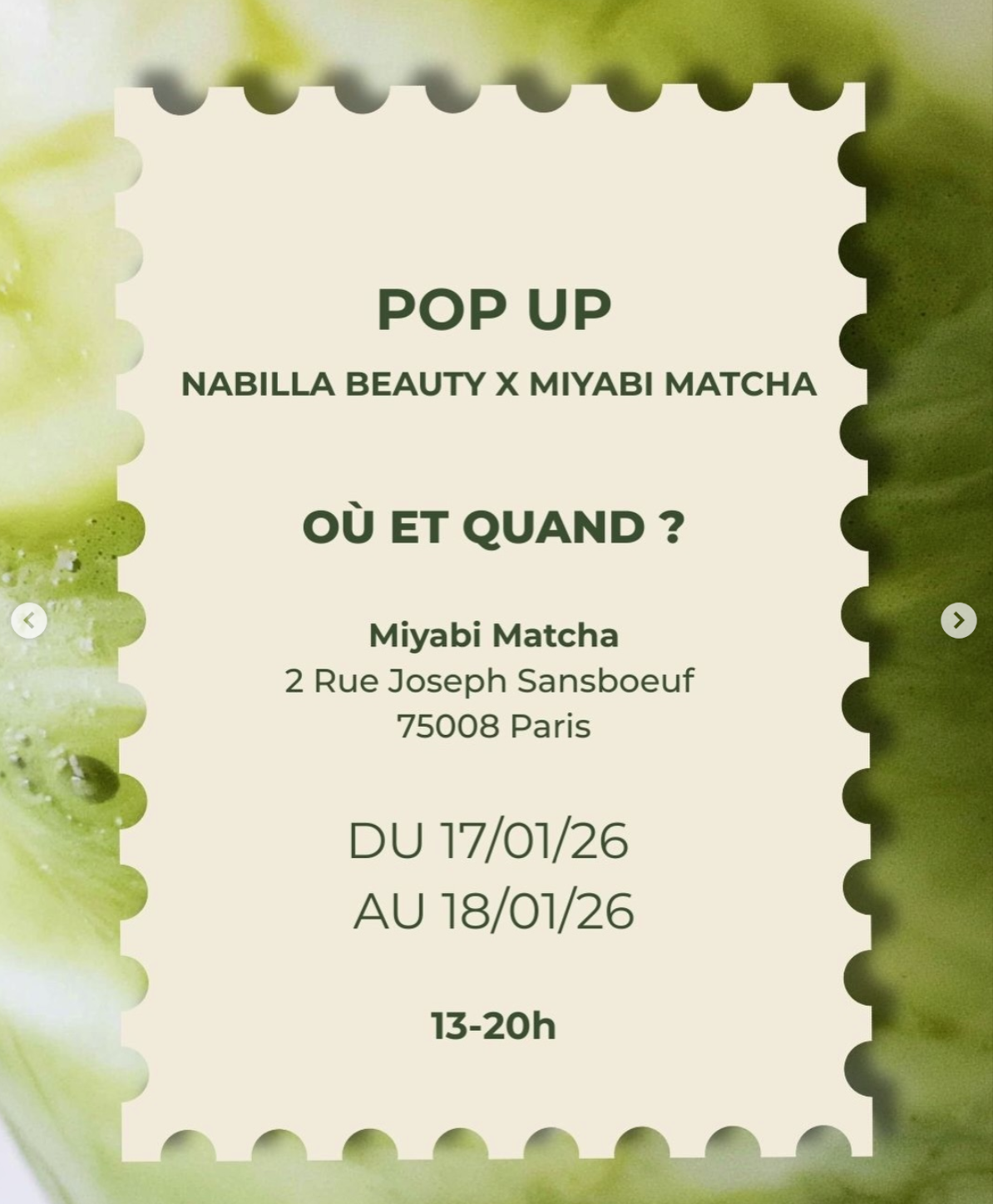 Nabilla Beauty × Miyabi Matcha - Image 1