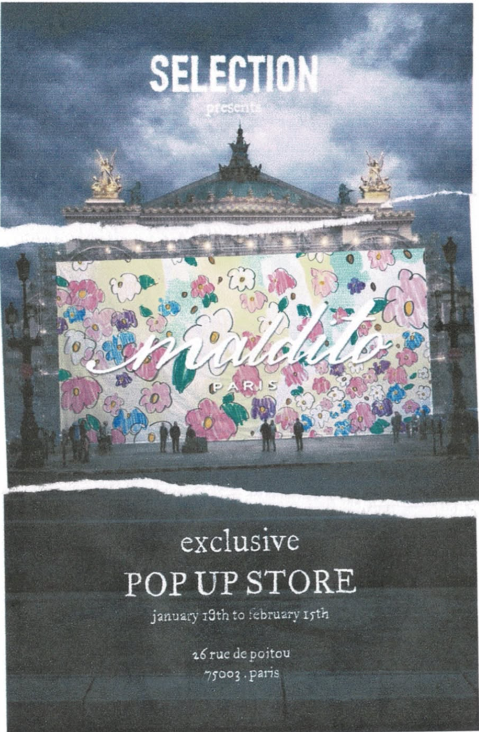 Maldito Paris × SELECTION Marais — Exclusive Pop-Up Store (PFW)​