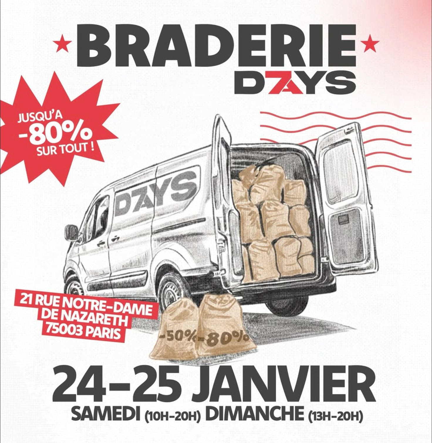 Pop-Up  Méga Braderie 7days_co  - Image 1