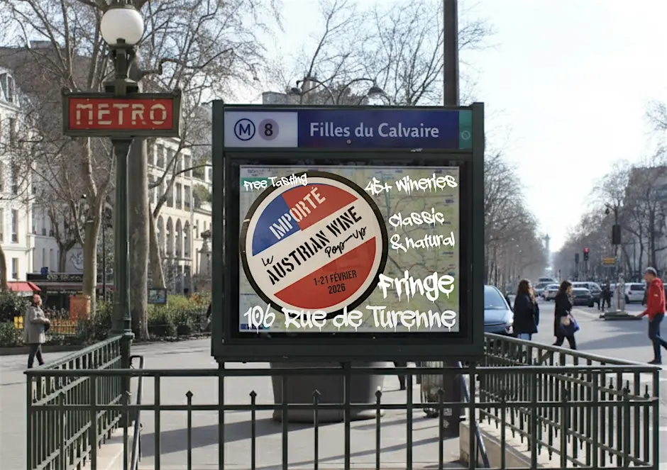 Le Austrian Wine Pop-Up — dégustation de vins autrichiens (Fringe, Marais)​