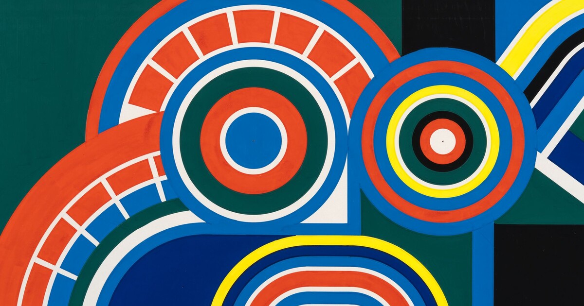 Jean Dewasne — abstraction géométrique & couleurs industrielles chez Almine Rech (Matignon)​