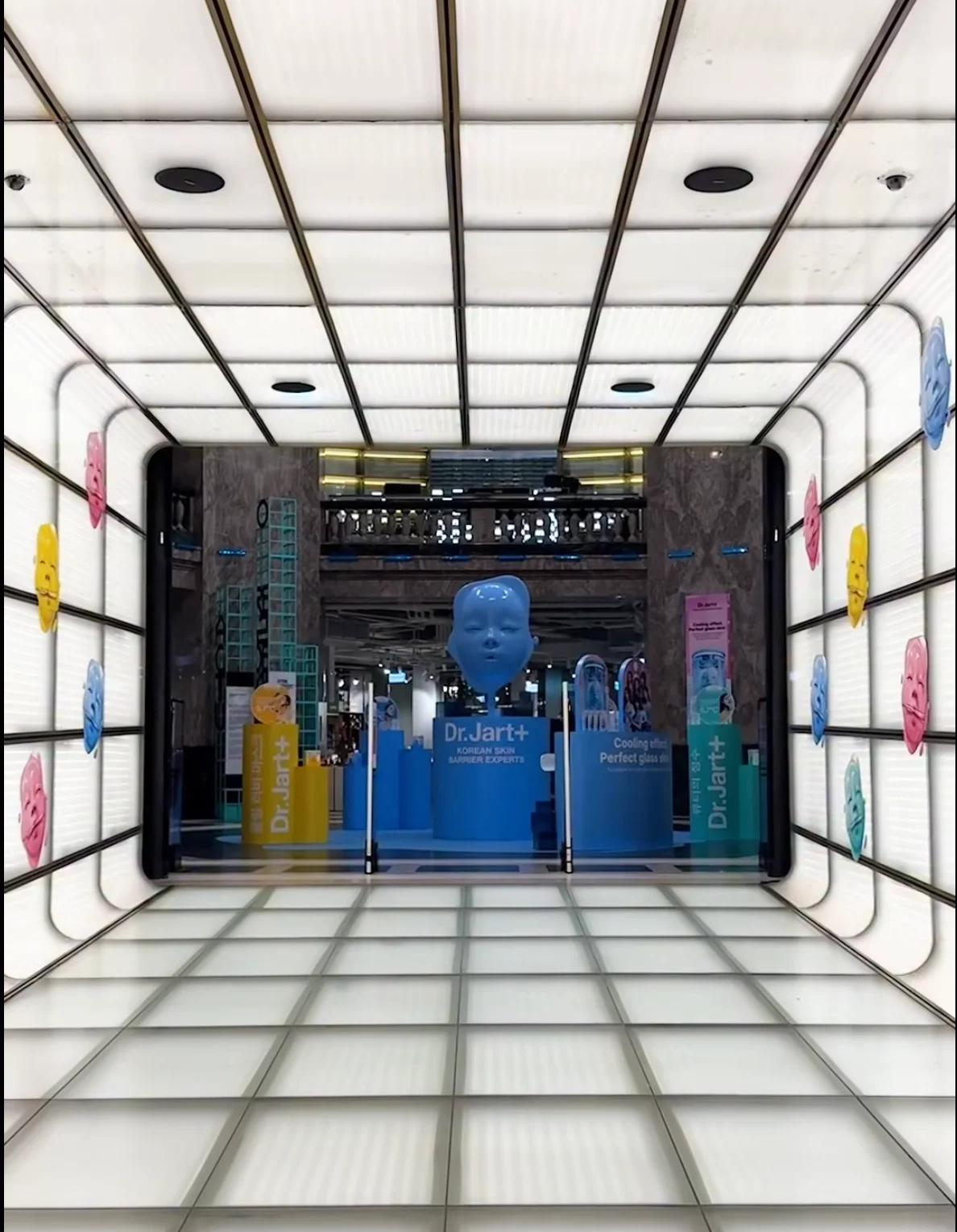 DR.JART+ Cryo Rubber™ — pop‑up “glass skin” aux Galeries Lafayette Champs‑Élysées​