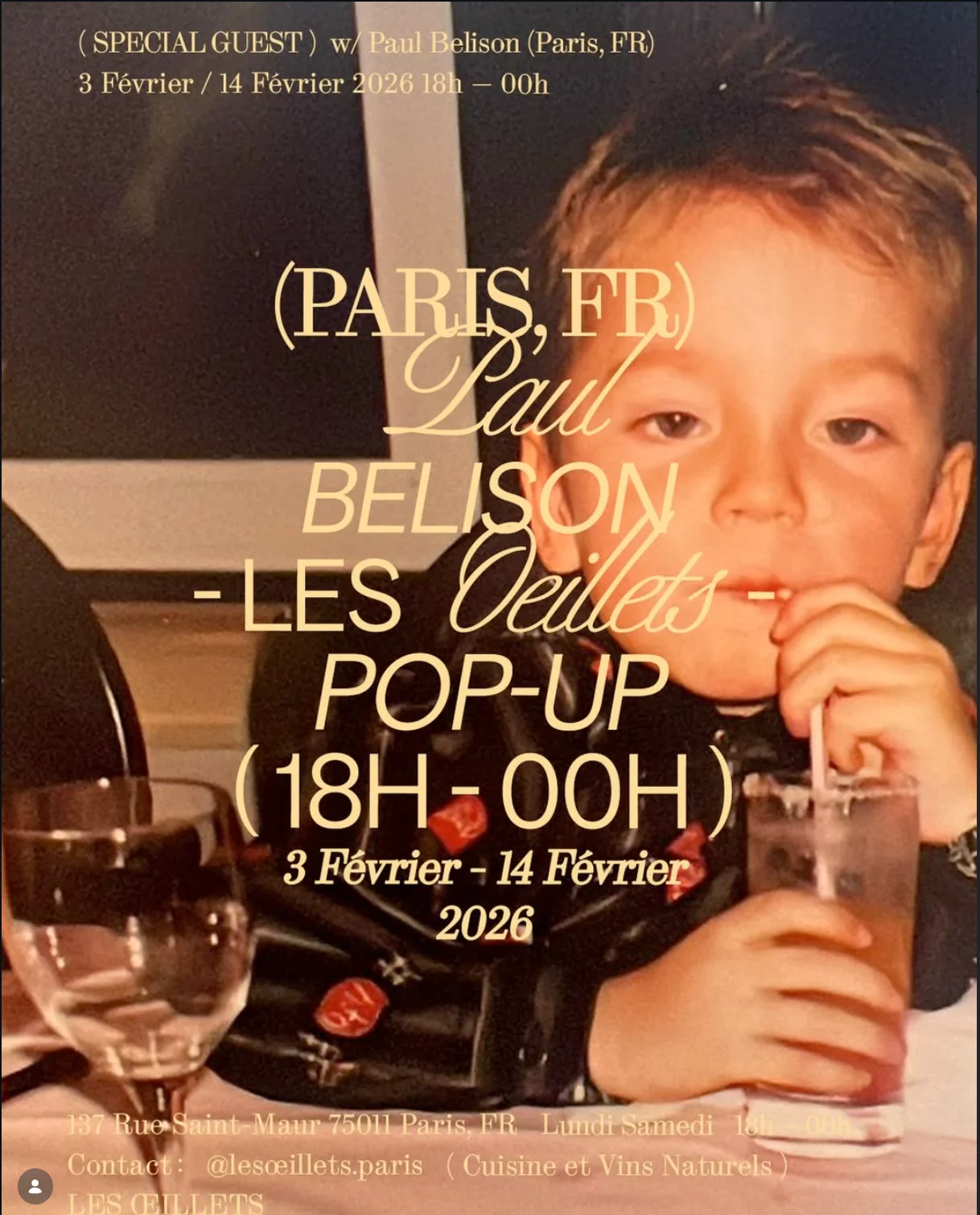  Paul Belison chez Les Œillets​