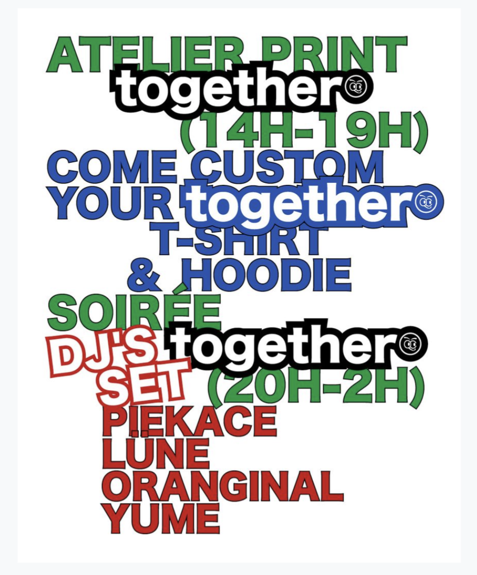 Together Event : Lancement de la marque streetwear "together" - Image 2