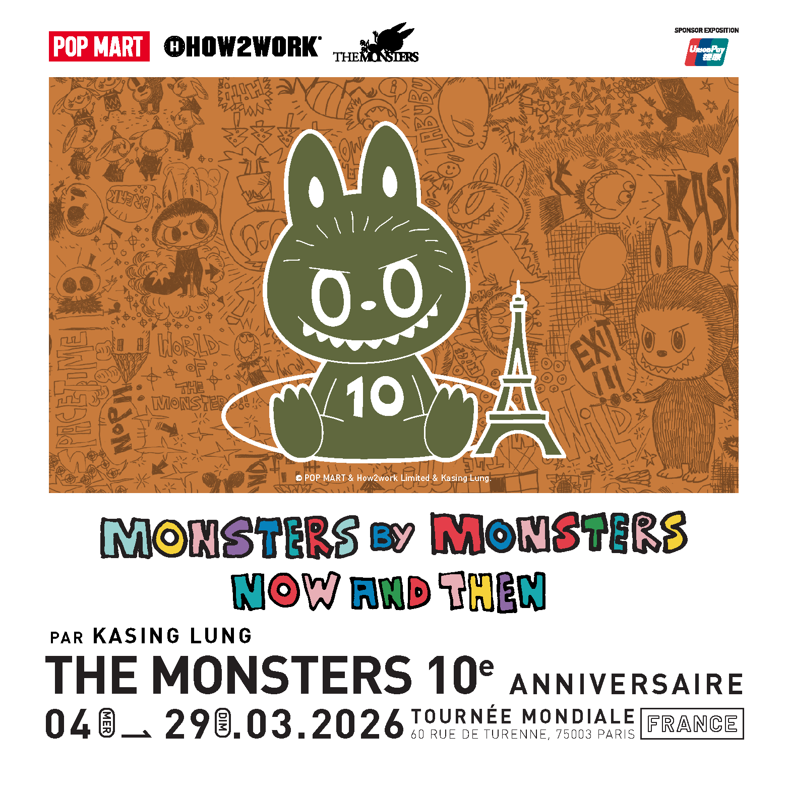 Exposition Labubu à Paris : THE MONSTERS fête ses 10 ans - Image 1