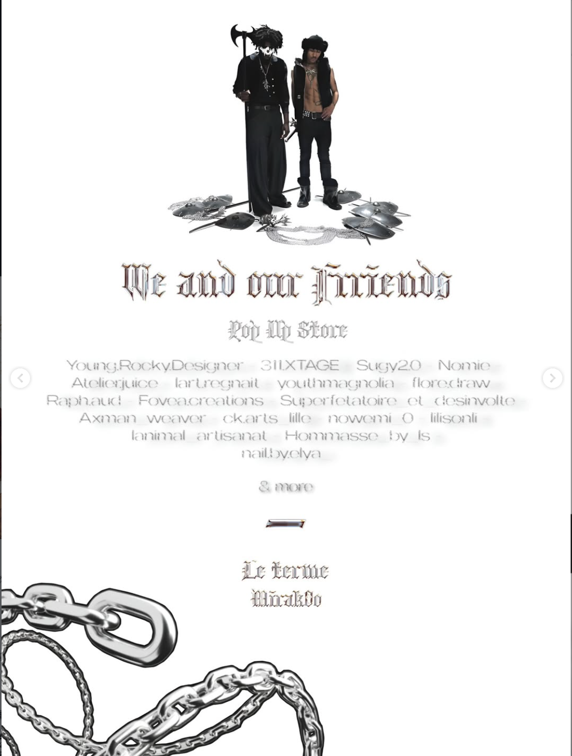 Événement Mirak0o x LETERME : Mode, Art & Performances en Live à Lille - Image 2