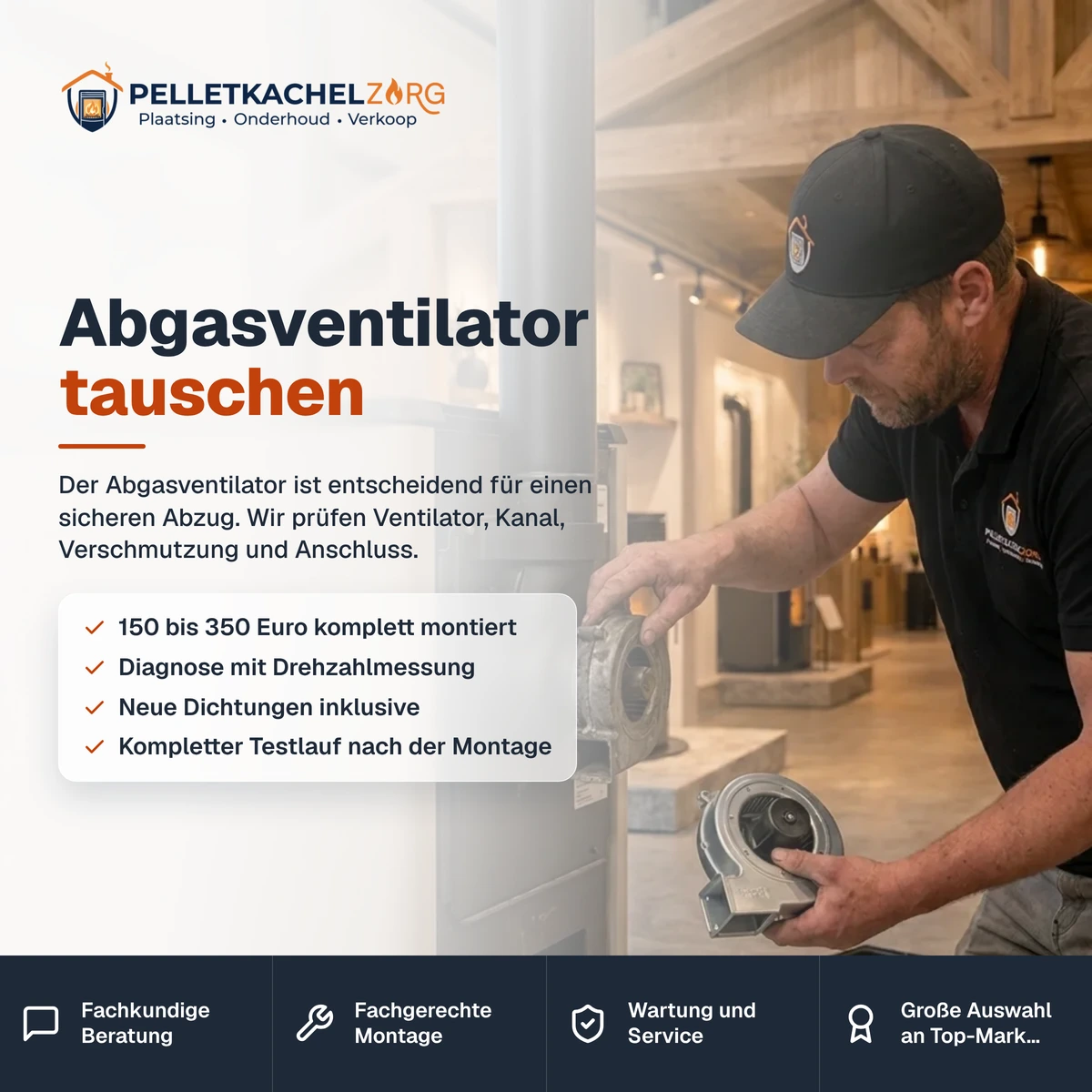 Abgasventilator tauschen