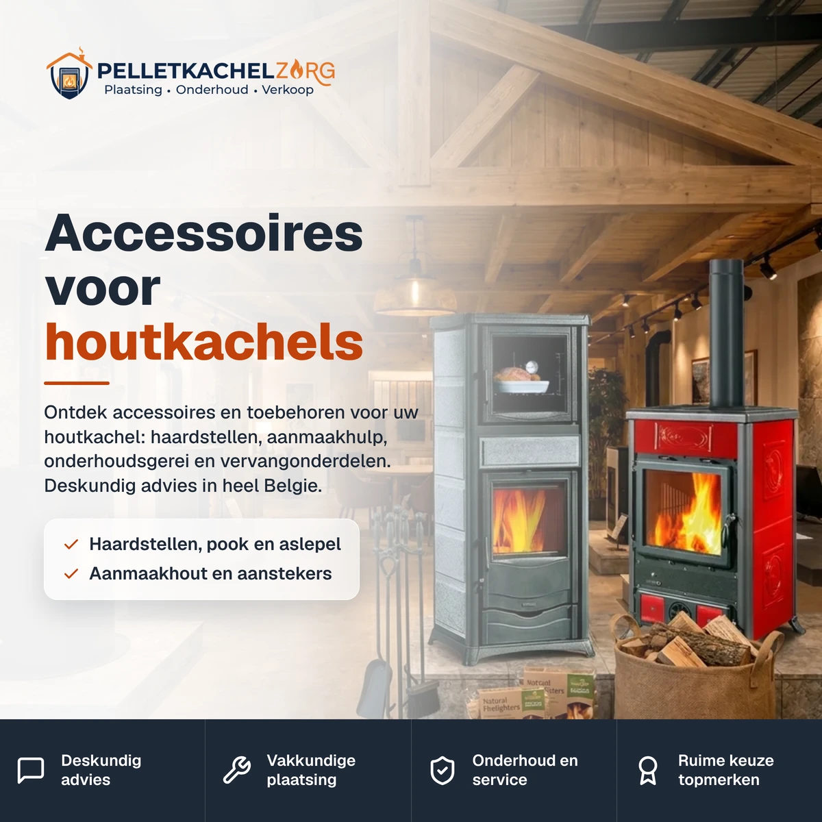 Accessoires voor houtkachels